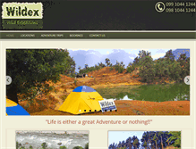 Tablet Screenshot of campwildex.com